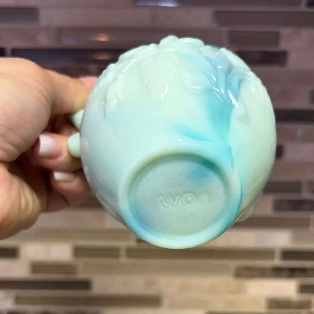 Avon Vintage Jade Mini Pitcher and Basin - Picture 4 of 14